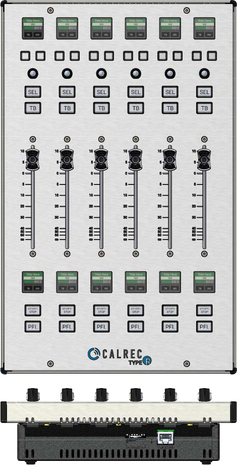 Calrec Type R Fader Panel - Diagram - Synthax Audio UK Calrec Type R Fader Panel - Diagram - Synthax Audio UK